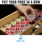 custom keurig kcup coffee pod organizer in a drawer - put your pods in a row with mighty tidy