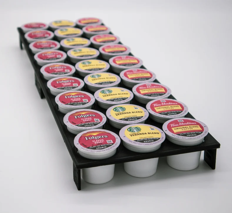 custom keurig kcup organizer example from mighty tidy