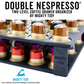 double nespresso two level coffee drawer organizer by mighty tidy